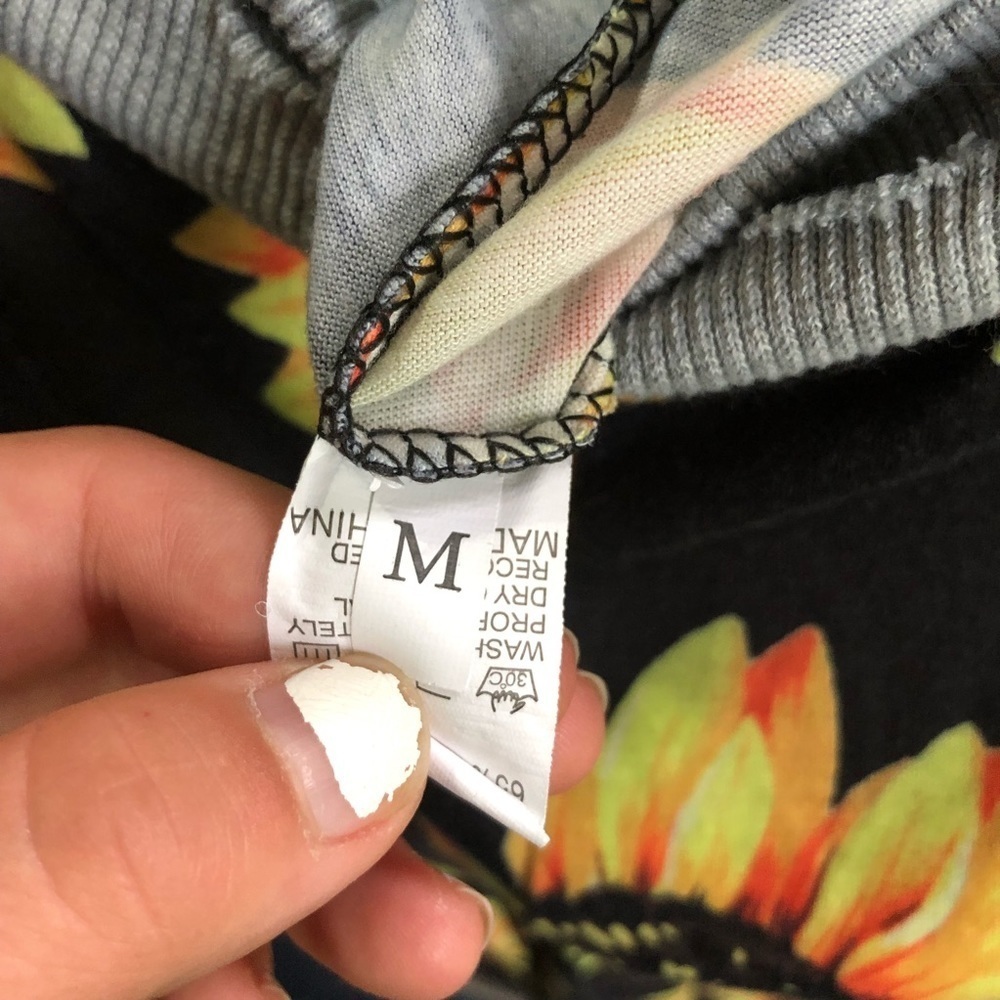 Sunflower sweatpants pajamas pants size medium​​​ - Picture 4 of 8